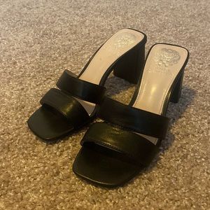 Vince Camuto black sandal heels size 5.5
